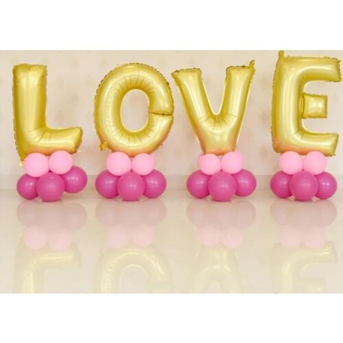 36pcs/lot 30 Inch Love Set Stand Foil Balloons Love Balloons Party Wedding Decoration Bridal Shower Balloon For Marrage