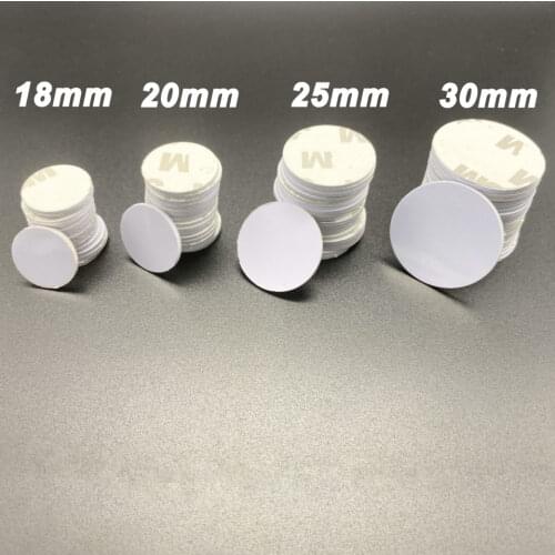 50pcs 125 Khz RFID ID 3M Sticker Coin Cards TK4100 Chip Compatible EM4100 For Access Control read only