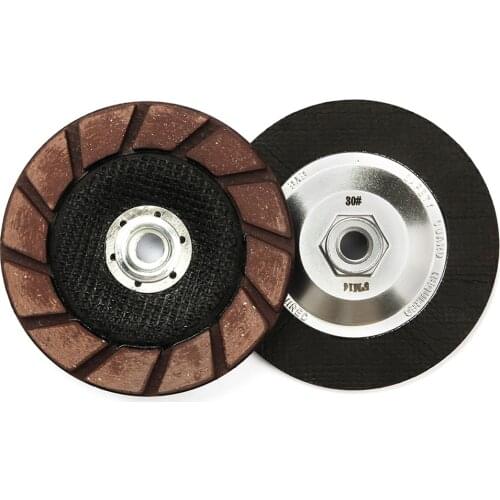 125mm Diamond Grinding Cup Wheel Ceramic Bond Dry Wet Use Concrete Edge Cup Polishing Wheel Scratches Removal Grinding Pads