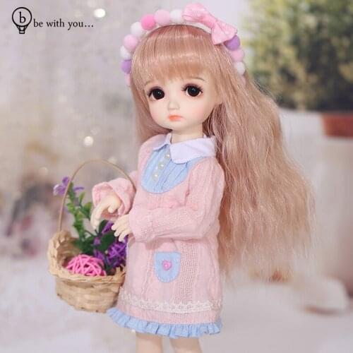 BJD girl baby 1/6 yosd Cabbage cute doll be with you the little girl is lovely
