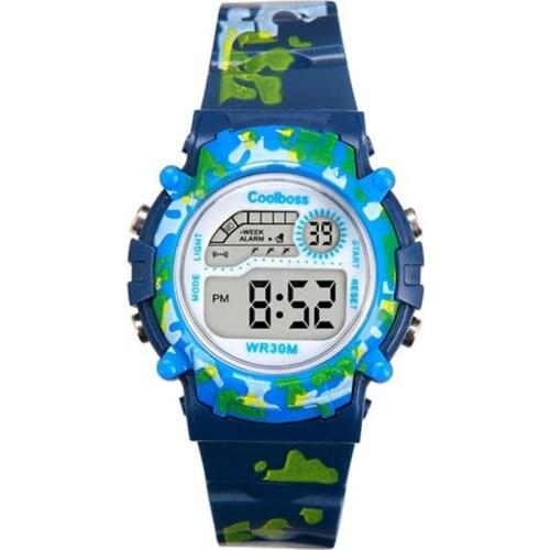 COOLBOSS New Clock Children Sports Water Resistant Watches Watch Boys And Girls Student Multifunctional Wristwatches