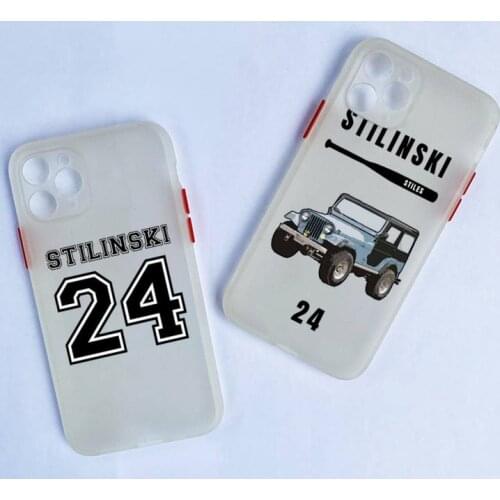 Teen Wolf Stilinski 24 TV Serie Phone Cases For iphone 12 11 Pro Max Mini XS 8 7 Plus X SE 2020 XR Matte Transparent Light white