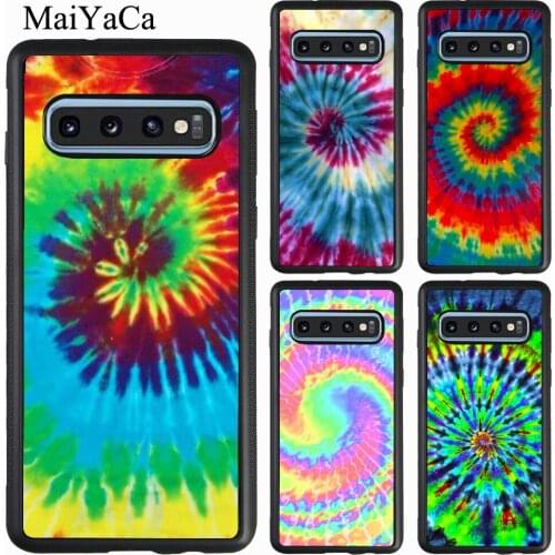 Trippy Tie Dye Hippie Art Case For Samsung Galaxy A71 A51 A21S A40 A50 A70 A20e A31 M21 S9 S10 S20 Plus Note 20 Ultra