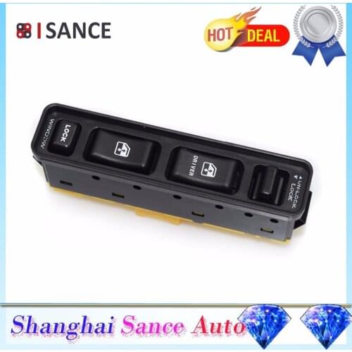ISANCE Electric Power Master Window Control Switch Left Driver 37990-60A00 For Suzuki Vitara Sidekick 1999 2000 2001 2002-2004
