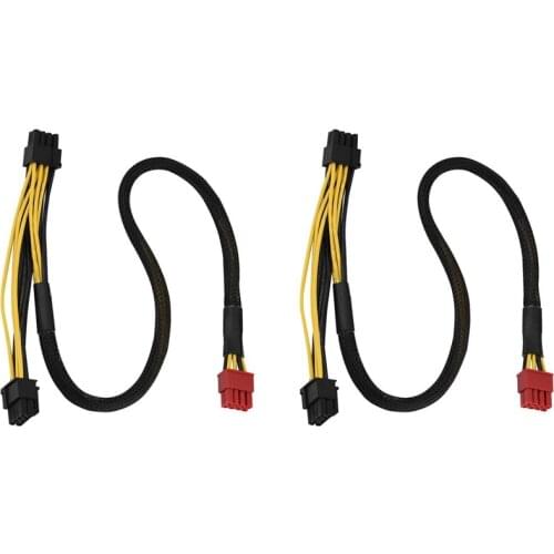 Top 23.6inch 8-Pin to Dual 8-Pin PCI Express Graphics Card Power Supply Cable Made of High Grade Plastic for Antec