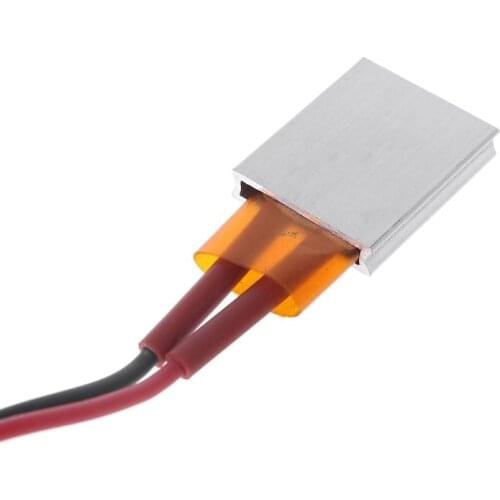 12V PTC Ceramic Electric Heating Plate Aluminum Shell Ceramic Sheet Constant Temperature Heater homeful tool