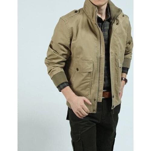 Men Spring Autumn Pattern Jacket Male Cardigan Stand Lead Wear Outdoor Tactics Sports Climbing Loose Large Size Coating