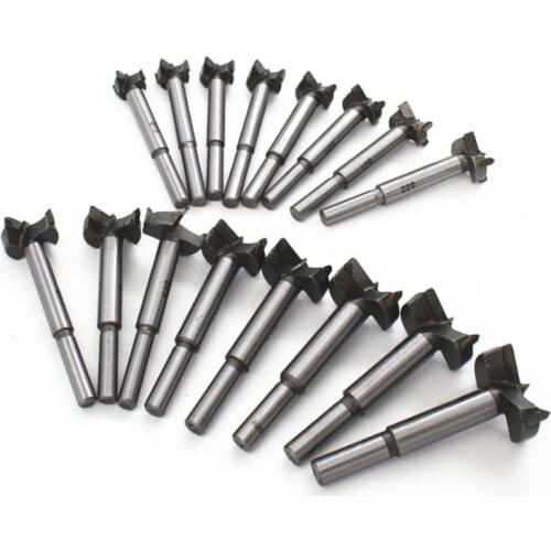 16Pcs Bit Set Drill Bits Tungsten High Speed Steel Woodworking Hole Saw Set Wood Drill Bit Auger Opener for Woodworking
