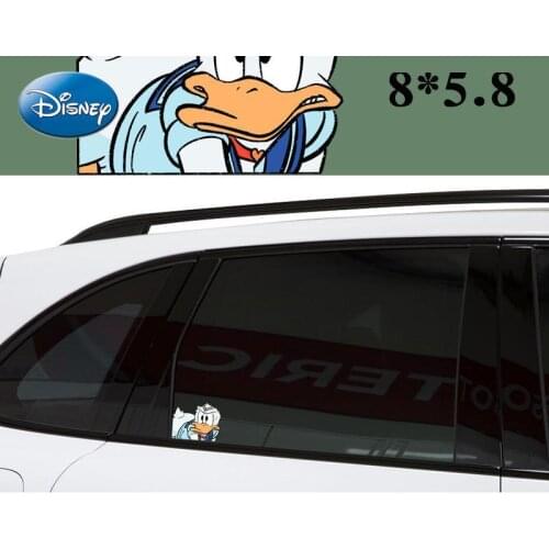 Disney Car Sticker Scratch Cover Donald Duck Creative Car Decoration Sticker