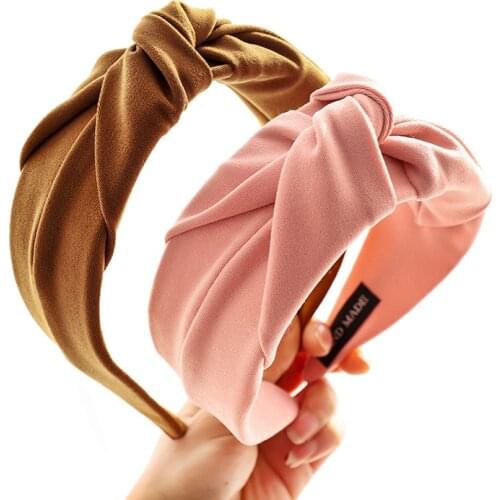 New Fashion Women Hair Accessories Wide Side Flower Hairband Casual Soft Hair Hoop Top Quality Headband Wholesale