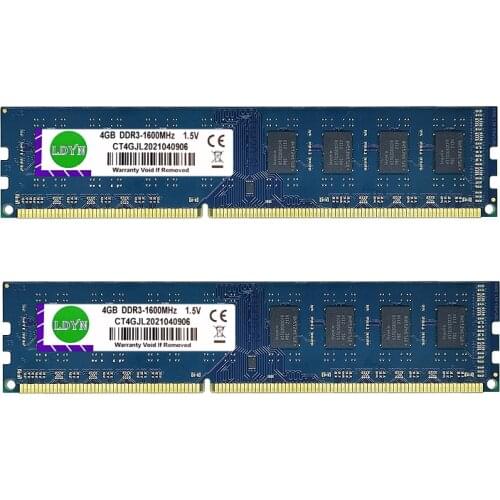 Compatible with all 4GB DDR3 8500MHZ1333MHZ 1600mhz Desktop ram memory DIMM PC3-12800 PC3-10600 PC3-1066 1.5V RAM ddr3