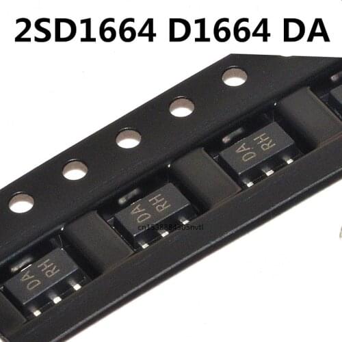 Original 50pcs/ 2SD1664 D1664 DA SOT89 1A/32V