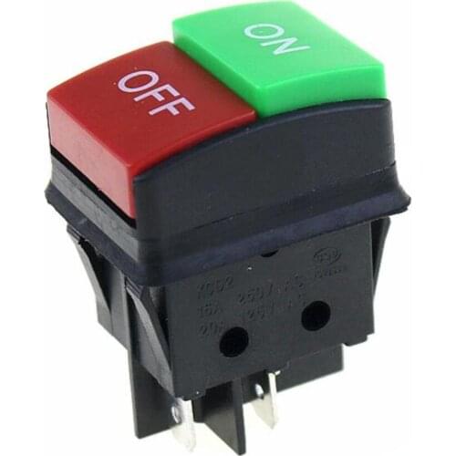 JD03-C1 ship shape switch JD03-C1 KCD4 4Pin ON / OFF 14A/16A 125/250V red green reverse switching power switch