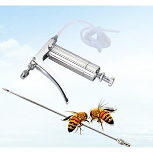 1PCS Beekeeping Continuous Adjustable Stainless Steel Sprayer Automatic 2ml Garden Fruit Vegetable Melon Pollination Spraying