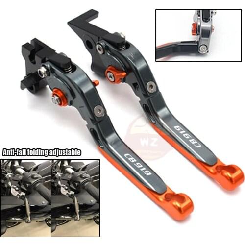 For Honda CB919 CB 919 2002-2007 2003 2004 2005 2006 CNC Motorcycle Foldable Extending Brake Clutch Levers