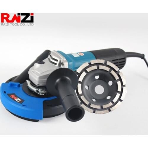 Raizi 4.5/5/7 Inch Angle Grinder Dust Shroud Cover Tool Kit With Grinding Disc Diamond Cup Wheel For Concrete