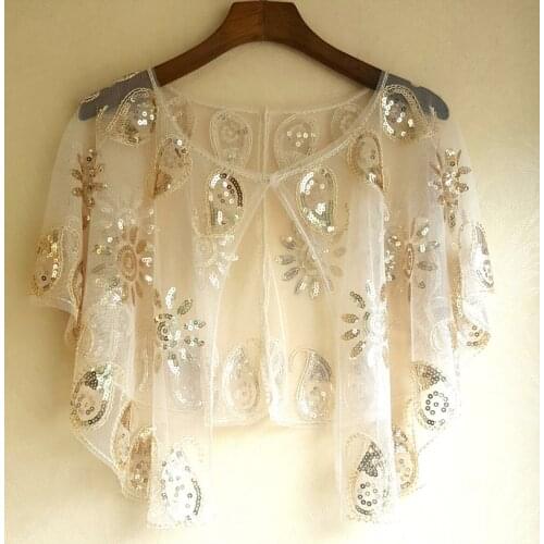 Summer Handmade Crochet Lace Mesh Shrug Bolero Women Embroidery Cardigan Feminino Short Cape Oversized Tops Scarf Women cape 838