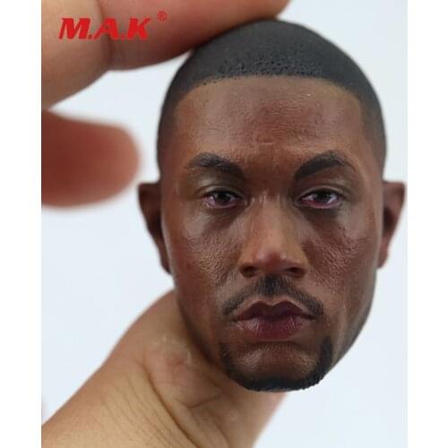 1/6 Scale Male Head Sculpt Basketball Star Derrick Rose Head Carved Model Toys for 12 inches Action Figure