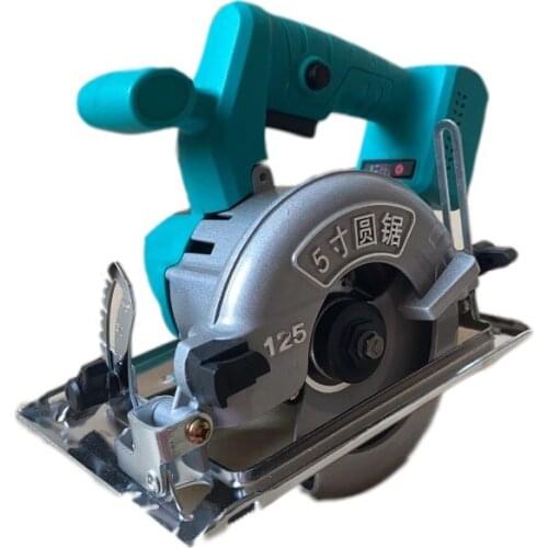 1200W 5000RPM Cordless Electric Circular Saw Handle Power Tools Dust Passage Wood Cutting Machine For 18V Battery