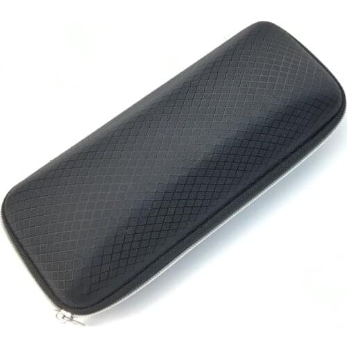 18*7CM Black Geometric shape pattern Large mirror box Unisex Eyewear Cases Sunglasses