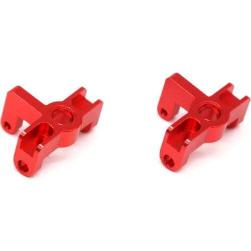 2pcs Steering Hub Carrier(L/R)(Al.) for WLtoys 144001 RC Model Car
