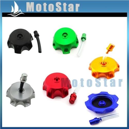 CNC Aluminum Gas Fuel Tank Cover Cap For Chinese Made Pit Dirt Motor Trail Bike 50 70 90 110 125 140 150 160cc