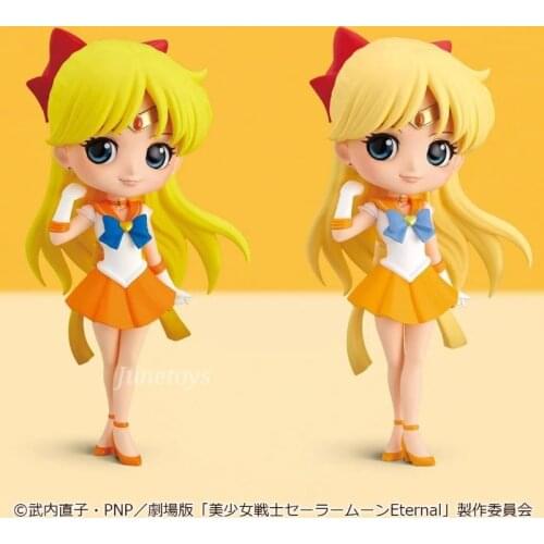 BANDAI Banpresto sailor moon Q posket Minako Aino Sailor Venus Sailor V Anime Toys Figure