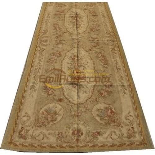 Antique Aubusson French Hand Woven Wool Carpet Hand Knitted Carpets Antique Decor Rectangle Carpet Chinese Wool Carpets