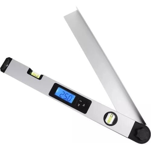 Yunexpress Digital Electronic Protractor angle finderLevel Measuring Gaugemeter inclinometer ruler 225degree400MM metal material