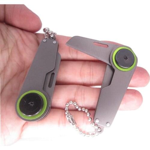 Pare cut pocket box knife peel package fold keychain letter cutter parcel peeler open mini blade opener EDC Gear