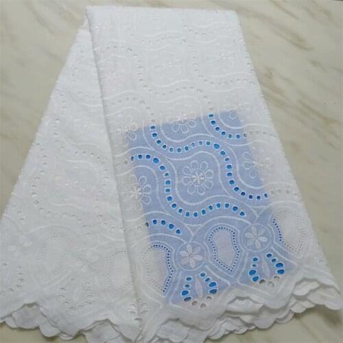 Lace fabric 2021 latest with stock embroidery African cotton fabrics voile lace popular Dubai style for party dress YPL12049