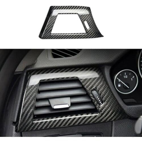 NEW-Real Carbon Fiber Left Air Vent Outlet Trim Cover for -BMW 3 4 Series F30 F34 M3 M4 F80 F82 2014-2018