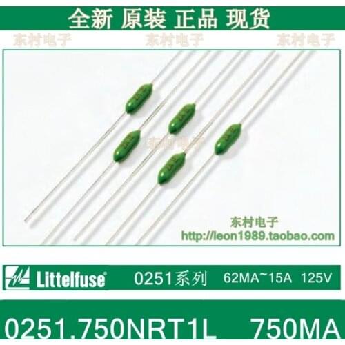 [SA]US special forces Littelfuse fuse resistance 0251.750NRT1L 750MA LF 125V--200pcs/lot