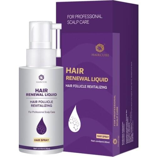 HAIRCUBE France Warehouse Hair Growth Spray Essence Anti Hair Loss Liquid Treatment Hair Care Men Woman 7 Days Fast Shipping