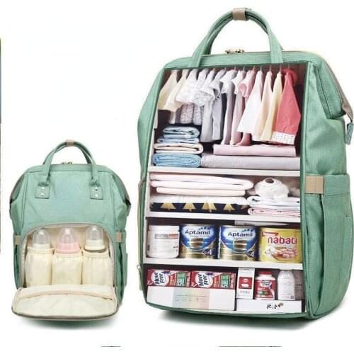 Baby Diaper Bag Mom Outing Backpack Womens Large Capacity Multi-Functional Stylish and Lightweight Expectant Mother Backpack