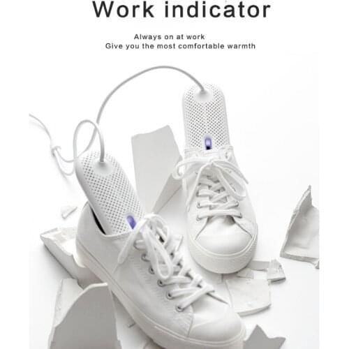 CPDD 220V Shoe Dryer 20W Shoes Dryer Machine Shoes Rack Heater Deodorizer Dehumidify Device Foot Warmer Heater For Winter