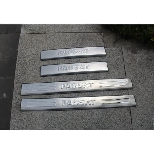 High quality stainless steel car Scuff Plate/Door Sill Door Sill For Volkswagen Passat 2005 to 2010 Car styling