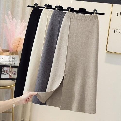 Женские вязаные юбки Ailutong China At AliExpress