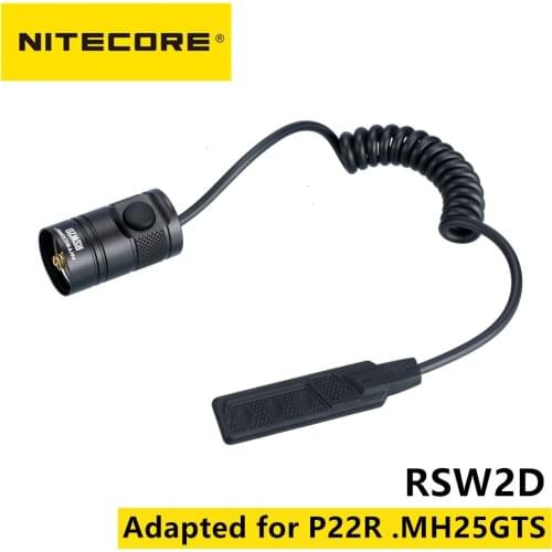 Nitecore RSW2D Remote Switch for Flashlights MH12GTS & P12GTS & MH25GTS Portable Lighting Accessories