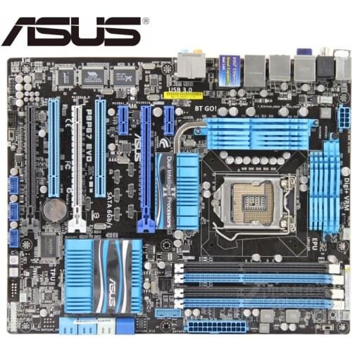 For ASUS P8P67 EVO original motherboard DDR3 LGA 1155 USB2.0 USB3.0 32GB P67 USED Desktop motherboard