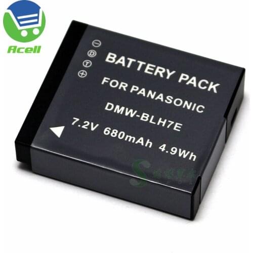 DMW-BLH7E DMW-BLH7PP Battery for Panasonic DMC-GM1 GM5 GF7 GF8 LX10 LX9 LX15 DC-GF9 GF10 GF90 GX800 GX850 Camera
