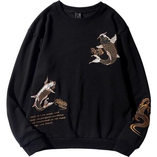 Cotton Sweatshirt MenS Clothing 2020 Japanese Streetwear Men Hip Hop Sweatshirts 2020 Autumn New Arrival M-4Xl KK3351