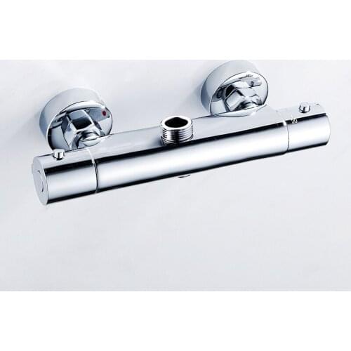 New Arrival High Quality Copper Bathroom Thermostatic Mixer Valve Shower Faucet Inelligent Bathtub Mixer valvola termostatica