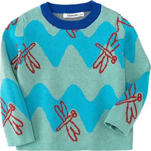 Autumn Winter Baby Girl Boys Sweater Childrens Pullover Sweater Toddler Kids Clothing Knitted Clothes Top