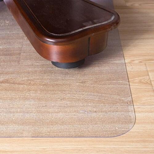 Transparent PVC Rectangle Home Office Chair Floor Pad Mat Carpet Protective Film Cushion For Home Kitchen Living Room