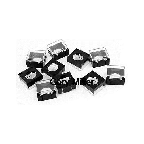 16mm Dia Hole Rectangle Waterproof Covers for Round Push Button Switch