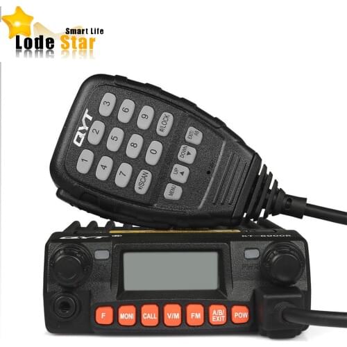 QYT KT-8900R MINI Car Mobile Radio KT8900R VHF/VHF/UHF Tri-band Walkie talkie 25W 200CH Scan Monitor SQL DTMF FM Alarm CB Radio