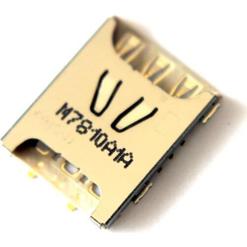 10pcs/lot SIM Connector Card Reader Connector Slot For Samsung Galaxy Alpha G850A / G850F / G850M / G8508S / G850W / S801
