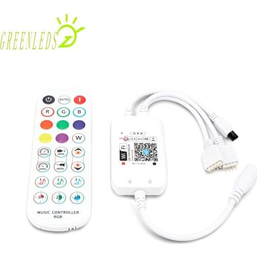 LED RGB Mini IR 24 Keys WIFI Music Controller JM-WIRD-2MRGB DC12-24V WIFI Controller