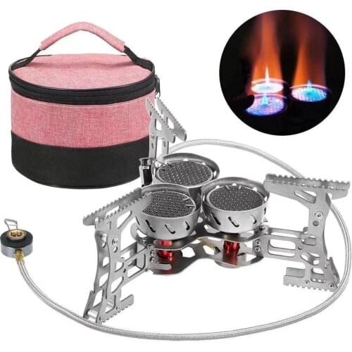 High efficiency combustion furnace 9000W ceramic panel burner outdoor camping picnic furnace